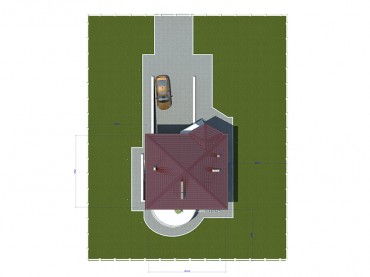Проект дома из блоков 1631