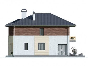 Проект дома из блоков м25