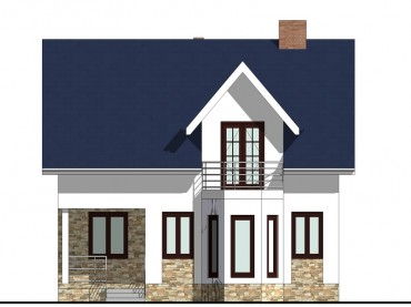 Проект дома из блоков 1310