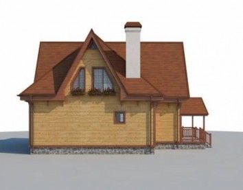 Проект деревянного дома 10-2228