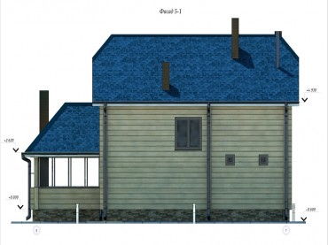 Проект деревянного дома 3-24