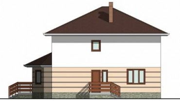 Проект дома из блоков 1121