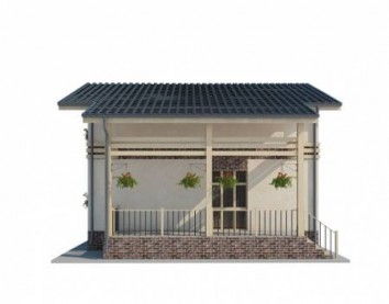 Проект дома из блоков 10-2023