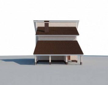 Проект дома из блоков 10-2101