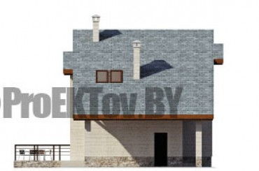 Проект дома из блоков 1124