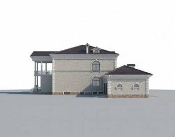 Проект дома из блоков 10-2250