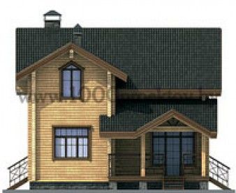 Проект деревянного дома 1021