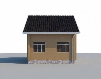 Проект деревянного дома 10-2016