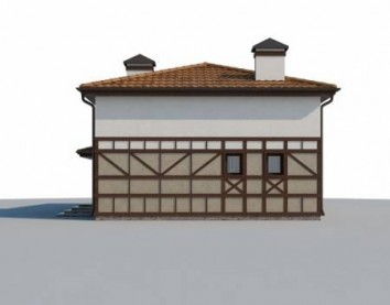 Проект дома из блоков 10-2178