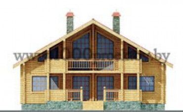 Проект деревянного дома 1057
