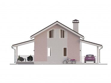 Проект каркасного дома 2-16