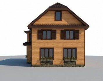 Проект деревянного дома 10-2084