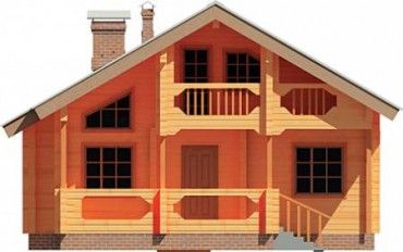 Проект деревянного дома 1560