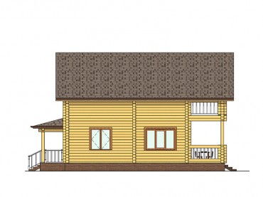 Проект деревянного дома 3-9