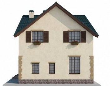 Проект дома из блоков 1239