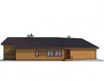 Проект дома из блоков 10-2145