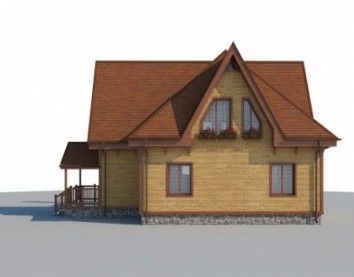 Проект деревянного дома 10-2228