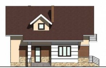 Проект дома из блоков 1184