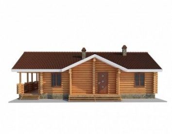 Проект деревянного дома 10-2144
