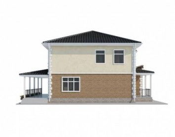 Проект дома из блоков 10-2025