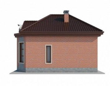 Проект дома из блоков 10-2135