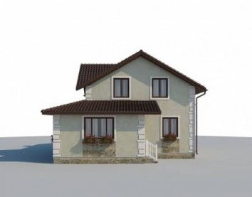 Проект дома из блоков 10-2150-2