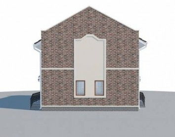 Проект дома из блоков 10-2108-4