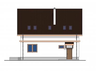 Проект дома из блоков 1-15