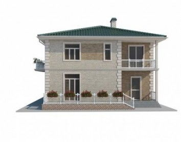 Проект дома из блоков 10-2014