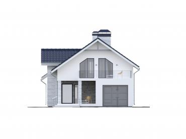 Проект дома из блоков м11