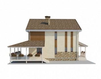 Проект каркасного дома 10-2141