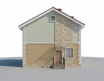 Проект дома из блоков 10-2170