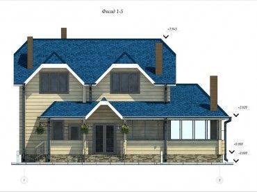 Проект деревянного дома 3-24