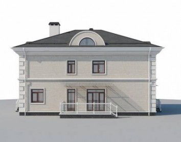Проект дома из блоков 10-2208