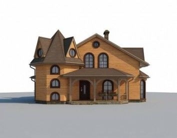 Проект деревянного дома 10-2220