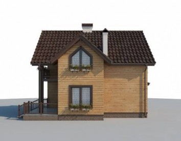 Проект деревянного дома 10-2233