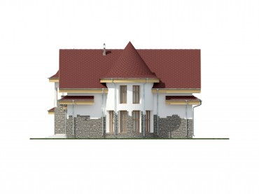 Проект дома из блоков 1-25