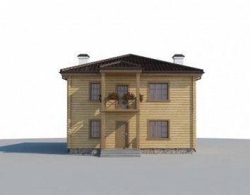 Проект деревянного дома 10-2072-2