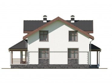 Проект каркасного дома 2-9