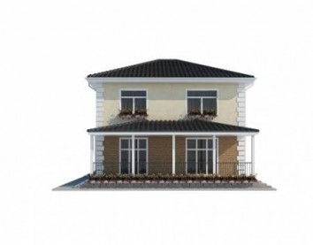 Проект дома из блоков 10-2025