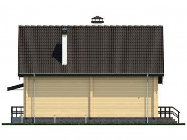 Проект деревянного дома 3-12