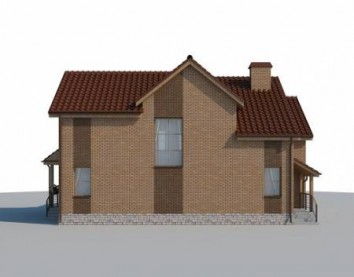 Проект дома из блоков 10-2068