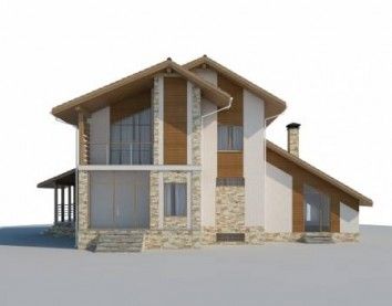 Проект дома из блоков 10-2169