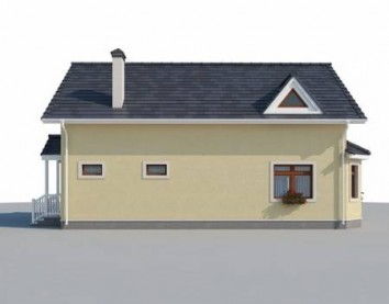 Проект дома из блоков 10-1601-2