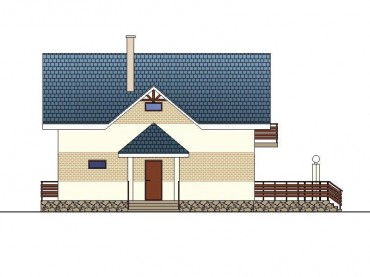 Проект дома из блоков 1213