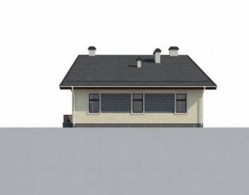 Проект дома из блоков 10-2198