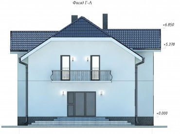Проект дома из блоков 1-27