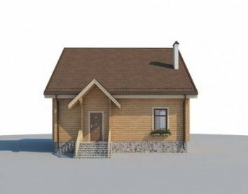 Проект деревянного дома 10-2234