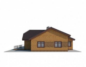 Проект дома из блоков 10-2145