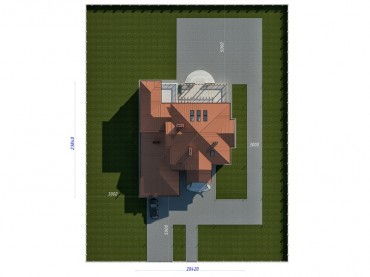 Проект дома из блоков 1625